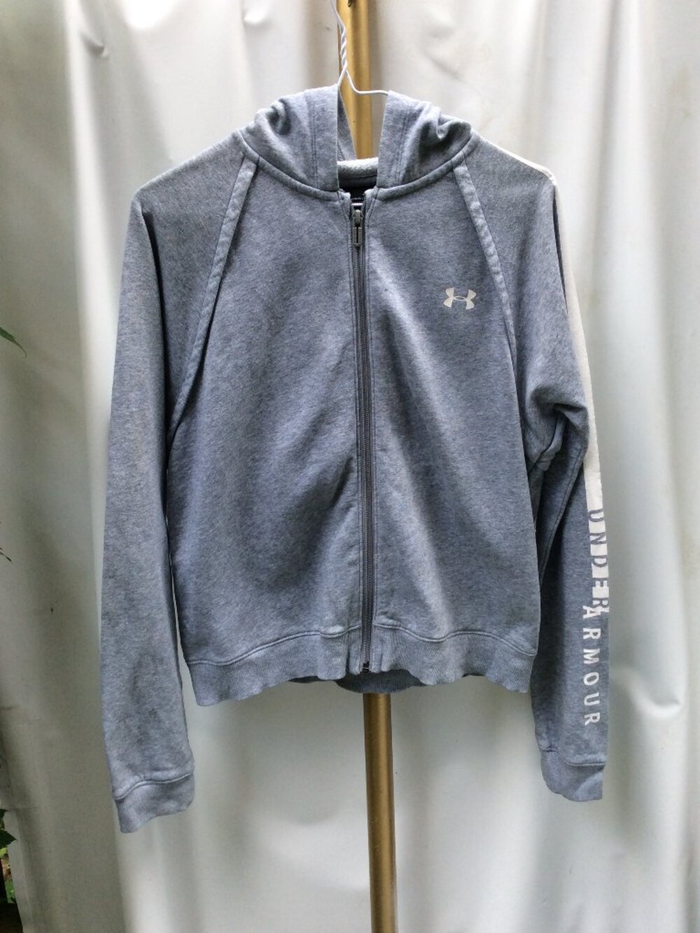 Under Armour Fleece Full Zip Hoodie Heathered Grey S